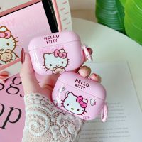 เคสอ่อนสำหรับ AirPods 1 2 Airpods Pro Airpods 3 Pro2การ์ตูนน่ารัก Hello Kitty Bear นมดีไซน์3D กันกระแทก BT หูฟังไร้สายแบบเต็มตัวฝาครอบป้องกันสำหรับ Apple AirPods 1 2 Pro 3 Pro2เคสหูฟัง iPhone สำหรับ Airpods 4th 3rd 2nd 1st 5th แขน Gen