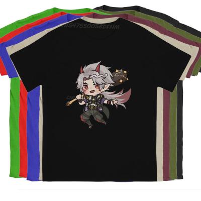 Itto Arataki Chibi T-Shirts Men Genshin Impact Game Novelty Cotton Tees Summer Tops Male Men T Shirts T-shirts Gift Cloting