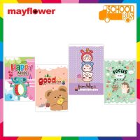 สมุดปกอ่อน ลายการ์ตูน แพ็ค 12 เล่ม 60 แกรม 40 แผ่น Mayflower เมย์ฟลาวเวอร์ Book Notebook