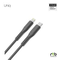 UNIQ สายชาร์จ Flex USB-C To Lightning Cable MFi 1.2M - Grey