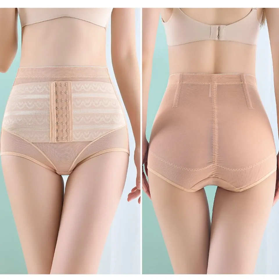 Postpartum Recovery Waist Trainer Panty Trainer Corset Slimming Women  Shapewear Butt Lifter Short Tummy Control Panties Body Shaper Underwear  NUDE XL