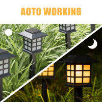 New Outdoor Solar Torch Lamps LED Retro Solar Garden Lanterns Waterproof Solar Landscape Lawn Lamp Pathway Courtyard Decoration