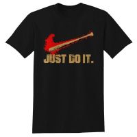 Men T-Shirt Just Do It The Walking Dead Series Slogan Negan Lucille T-Shirt