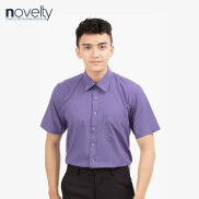 Áo sơ mi nam Novelty ngắn tay vạt bầu Regular fit 171426N