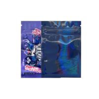 7x10cm Cartoon Cookies Storage Holographic Phouch Ziplock Foil Plastic Mylar