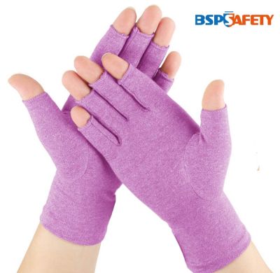 Compression Gloves Women Men Cotton Elastic Hand Arthritis Joint Pain Relief Gloves Therapy Open Fingers