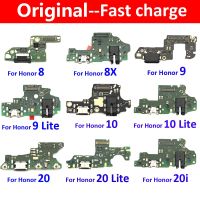 100% Original USB Charge Port Jack Dock Connector สายชาร์จบอร์ด Flex Cable สําหรับ Huawei Honor 8 9 Lite 10 20 Pro 20i 5C 5X 8X Max