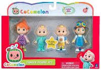 CoComelon Family Figure Set 4-Pack JJ TomTom YoYo CoComelon เซ็ตหุ่นจำลองครอบครัว4แพ็ค JJ TomTom YoYo