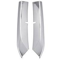 2Pcs ABS Chrome Front Grill Cover Trims Strip Sticker Accessories for -3 CX3 2015 2016 2017 2018 Accessories