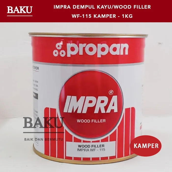 Impra Dempul Kayu Wood Filler Wf 115 Kamper 1kg Limited Stock Lazada Indonesia