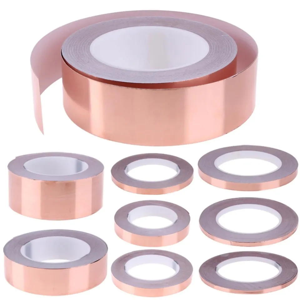 Adhesive Copper Foil Tape Single-sided Conductive - For Emi Shielding,  Paper Circuits, Slug Repellent, Crafts, Electrical Repairs