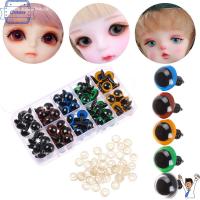 CHOLASEY 100PCS กล่อง Mix Colour Toys Crochet Dolls Eyes Craft 8-12mm Animal Safety Eyes Accessories