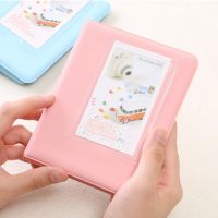 64 Pockets of Moment Photo Album Holder Candy Color Album for Mini Instax Name Card Photocard Holder Book Picture Case Storage