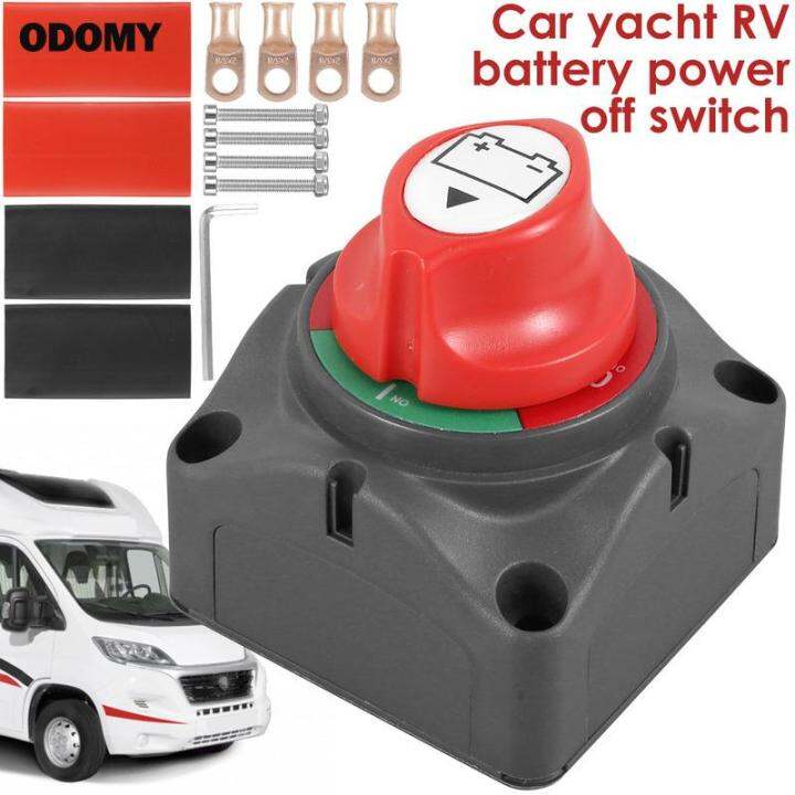 RV Battery Disconnect Switch Durable Car Battery Power Off Switch
