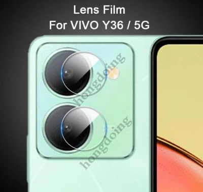 อุปกรณ์ป้องกันเลนส์สำหรับ VIVO Y36 / Y36 5G 6.64 "ชัดเจนแบบ HD หลังบางเฉียบกระเป๋าใส่กล้องฟิล์มป้องกันป้องกันนุ่ม-ไม่กระจกเทมเปอร์ไม่มีคะแนน