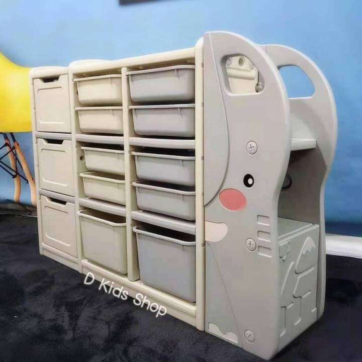 พร้อมส่ง-ชั้นเก็บของ-ตู้เก็บของ-ตู้เอนกประสงค์-ชั้นวางของ-baby-truck-storage-ทรงน้องช้าง-สุดเก๋-ชั้นเก็บของเล่นน้องช้าง