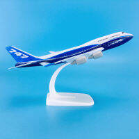 ABaza ขายร้อนสังกะสี Ally วัสดุ1:350 20ซม. เครื่องบิน Aircrafts Boeing B747-400 House สีเครื่องบินเดิม ModelM