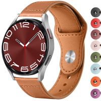 Pita kulit untuk jam Samsung Galaxy 20mm 22mm untuk jam Samsung Galaxy 6/5/pro/4 klasik 43 47mm 3 45mm aktif 2 44/40mm gelang tali Huawei GT/2/Pro