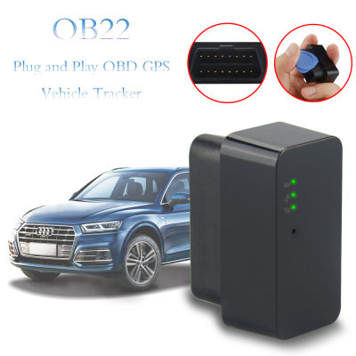 OB22 Plug &amp; Play OBD GPS Tracker พร้อมการตรวจจับ ACC ในตัว MIC Vition Alert Geo-Fence ตัวติดตามรถขนาดเล็กพร้อม APP GPS Locator