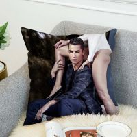 【hot】✌ Cristiano Ronaldo Covers for Sofa Football Star Cover Couch Pillows Short Bedroom Bed Cushion