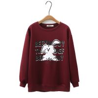 Big Size XL-4XL Womens Letter Printed Sweatshirts Oversized A-line White Black Autumn New Female Pullovers