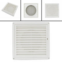 Anti-Mosquito Net Grille Vent ระบายอากาศไอเสียสีขาว Air Vent Anti-Aging Louver Grille Grille Ducting Cover Outlet PP UV