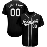 Custom Baseball Shirt Design Team Name Number Baseball Jersey College League Profession Softball Training Clothing Men