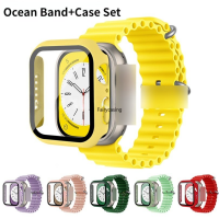 Ocean สำหรับสายคาด Apple Watch Ultra 8 49มม.45มม.44มม.42มม.41มม.40มม.38มม.Correa สำหรับ Series 7 6 5SE 4 3 2 1สาย