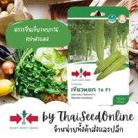 GGEW เมล็ดพันธุ์ซฟ มะระ มะระจีน เขียวหยก16 10เมล็ด ตราศรแดง Bitter Gourd มะระ