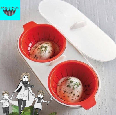 M-cuisine poached egg ชุดอุปกรณ์ทำไข่น้ำ ด้วยไมโครเวฟ Egg Benedict / poached egg Instrument