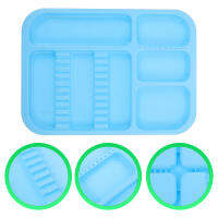 ETEREAUTY Trays เครื่องมือพลาสติกเครื่องมือทันตกรรมตั้งค่าถาดใส่ทันตแพทย์