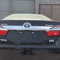 สำหรับ Toyota Camry ปี2015 2016 2017 ABS โครเมี่ยมประตูหลังรถกระบะกรอบกันชนแผ่นตัดร่างกายติด