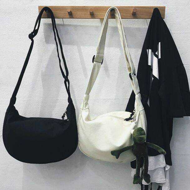 Uniqlo bag Frog bag Crossbody Bag Women Canvas Bag Student Shoulder Beg ...