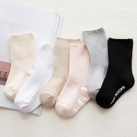 Infant Baby Socks Anti Slip Solid White Black Baby Socks for Girls Cotton Newborn Boy Toddler Socks Kids Clothes Accessories