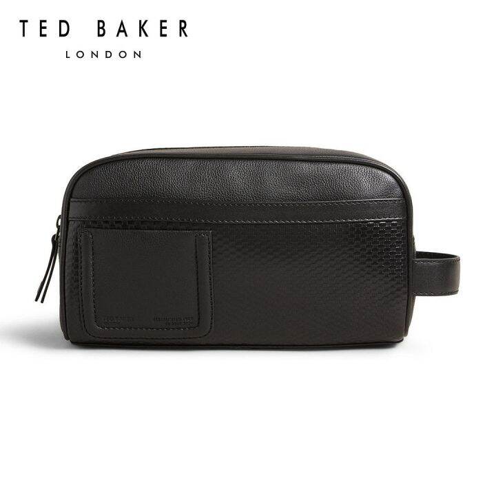 Ted Baker Kilzip Woven Leather Washbag Lazada