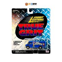 Johnny Lightning 1:64 True Grit Container Vancollection ของแบบจำลองรถจากโลหะอัลลอยด์โมเดลของเล่นเด็กรถหล่อ