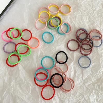 200Pcsbox Childrens New Basic Small Rubber Band Hair Ring Head Rope