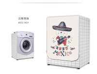 Waterproof Washing Machine Cover Extra Large Size Sunscreen Dust Washing Machine Case With Zipper Design Washer Dryer Parts  AccessoriesTH