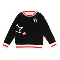 1-10Yrs Boys Girls Five-Pointed Star Knitted Dresses  Autumn Long Sleeve Party Baby Children Birthday Clothes Girls Clothes