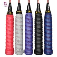 【LZ】☸﹍  FANGCAN PU Leather Tennis Replacement Grip Tape Thick Squash Badminton Tennis Racket Ribbed Grip Cushion Wrap