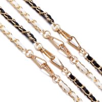 1strand 110cm Aluminum PU Bag Chain Strip Diagonal Span Single Shoulder Bag Belt Metal Chain Accessorie for Charm Jewelry Making