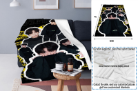 2023 newxzx blanket- IN STOCK bts2023 JUNG-KOOK Flannel Ultra-Soft Micro Fleece Blanket for Bed Couch Sofa Air Conditioning Multiple styles （40x60inch/50×60inch/60×80inch）01