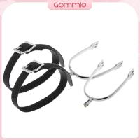 Gommie คู่อุปกรณ์ขี่ม้าขี่ม้าสังกะสีโลหะผสมเดือยและสายรัด