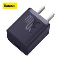 Baseus Mini GaN5 30W อะแดปเตอร์ไอโฟน หัวชาร์จเร็ว For iPhone 14 13 12 Pro Max Type C Fast Charger Quick Charge 4.0 QC 3.0 For iPhone Macbook