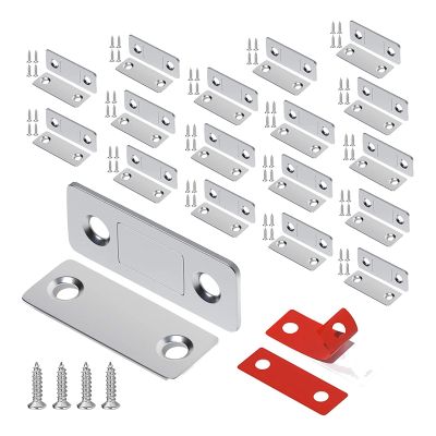 18 Pack Ultra Thin Cabinet Magnetic Catch Adhesive Cabinet Door Magnets Drawer Magnets