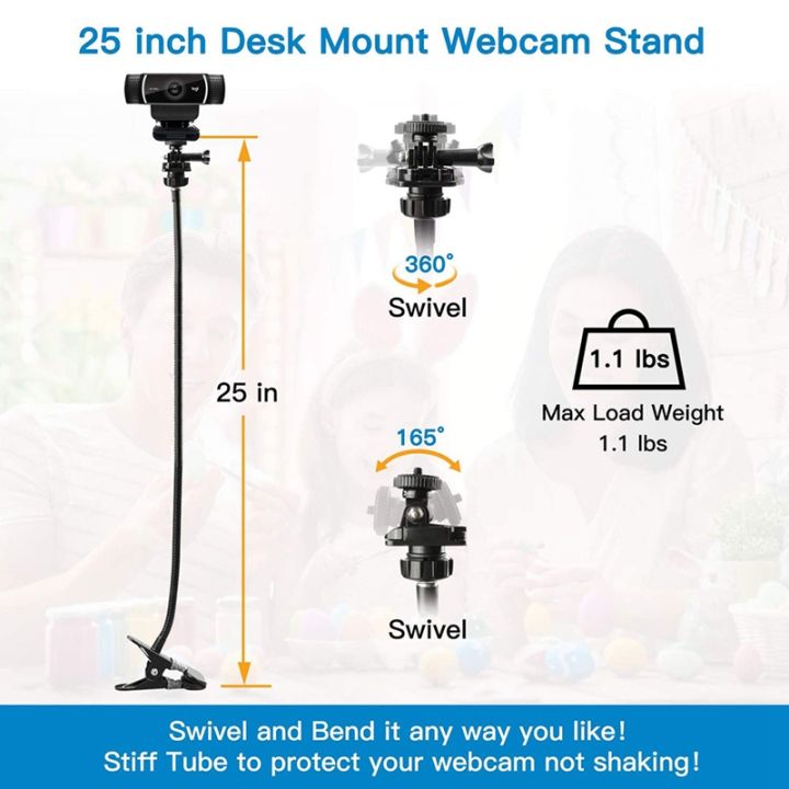 webcam-stand-25-inch-flexible-desk-mount-clamp-gooseneck-stand-for-logitech-webcam-c930e-c930-c920-c922x-c922-c925e