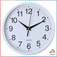 นาฬิกาแขวนทรงกลม นาฬิกาเดินเงียบ  เรียบง่ายและมีสไตล์  wall clock สปอตสินค้า Sweet.T