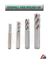 ENDMILL HSS ROUGH 4F เอ็นมิลไฮสปีดกัดหยาบ 4ฟัน ดอกเอ็นมิล