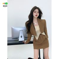 Nini Autumn New Product · New suit jacket top slimming long sleeve 2022 suit short business wear lapel temperament V728