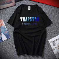 2023 Trapstar ลอนดอน3D พิมพ์เสื้อยืดผู้ชายสบายๆ Breathable แบรนด์ผ้าฝ้าย Streetwear ฤดูร้อนสั้นแขนขนาดใหญ่ Tshirt